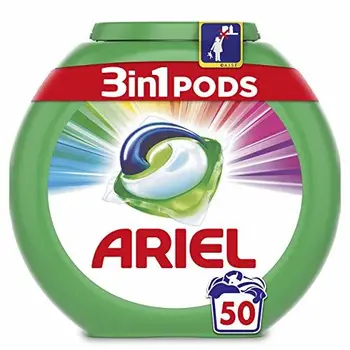 

Ariel 3 en 1 Pods Color y Style, Detergente Cápsulas - 50 Lavados