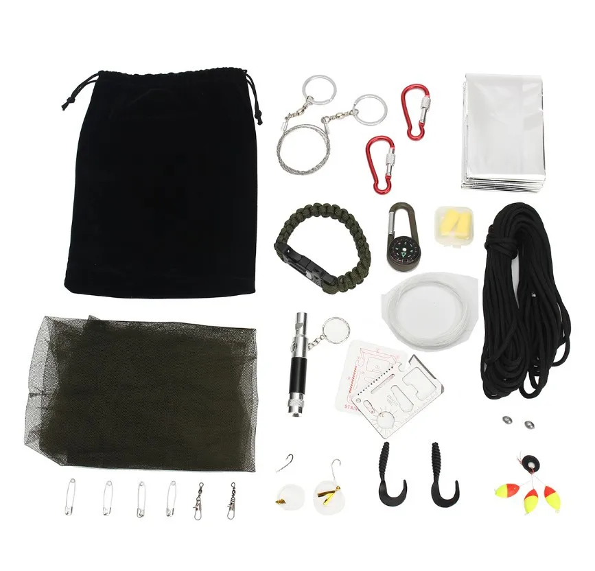 

New Style Outdoor Fishing Bag Mountain Climbing Canvas Medical Care First Aid Kit Eva Multi-functional Survival Tool Box Bracele