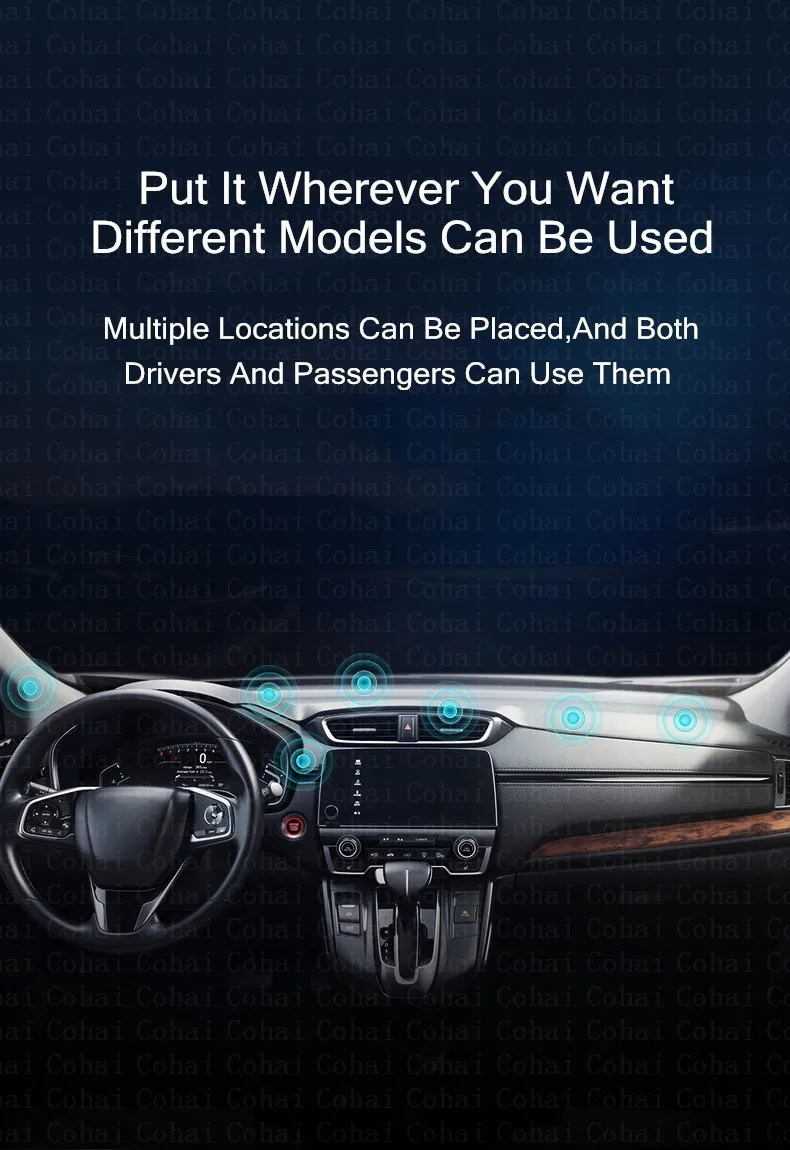 Magnetische Auto-Handyhalterung für das Armaturenbrett, Mini-Rundhalterung für iPhone, Samsung, Xiaomi, Metallmagnet, GPS-Autohalterung für die Wandmontage. – Detail 10
