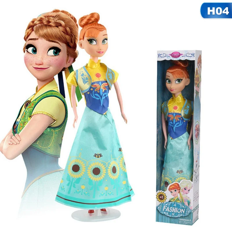 31,5 см Высокое качество Анна и Boneca Кукла 2 Принцесса Одежда для кукол фигурки девочек игрушки детей