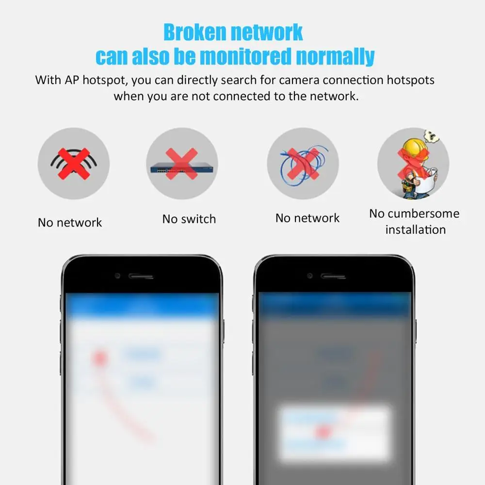 Охранных V380 2 1 мм объектив 720P Беспроводной мини WI FI ночного видения беспроводная