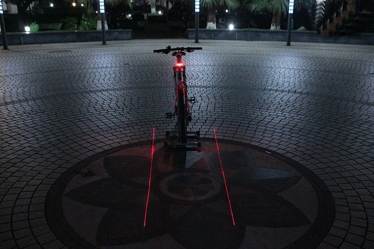 Flash Deal Cycling Lights Waterproof 5 LED 2 Lasers 3 Modes Bike Taillight Safety Warning Light Bicycle Rear Bycicle Light Tail Lamp 18