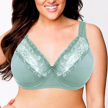 

Cozy Lace plus size Bras for women Lager sexy Push Up Bras Bralette Comfortable Underwired Lingerie 38-52 D DD E F G Cup