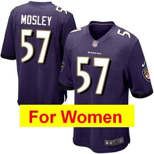 Женщины Baltimore Lamar Jackson Terrell Suggs c. J. Mosley Joe Flacco Джастин Такер игровая цветная Футбольная форма - Цвет: Розовый