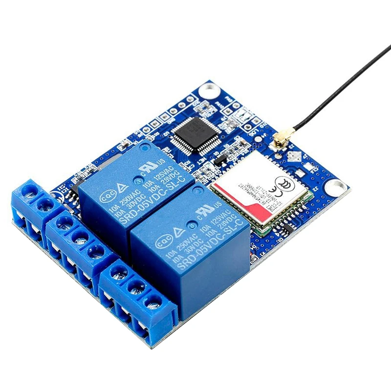 Sms Gsm Дистанционное управление переключатель Sim800C Stm32F103C8T6 2 канала релейный модуль для теплицы кислородный насос