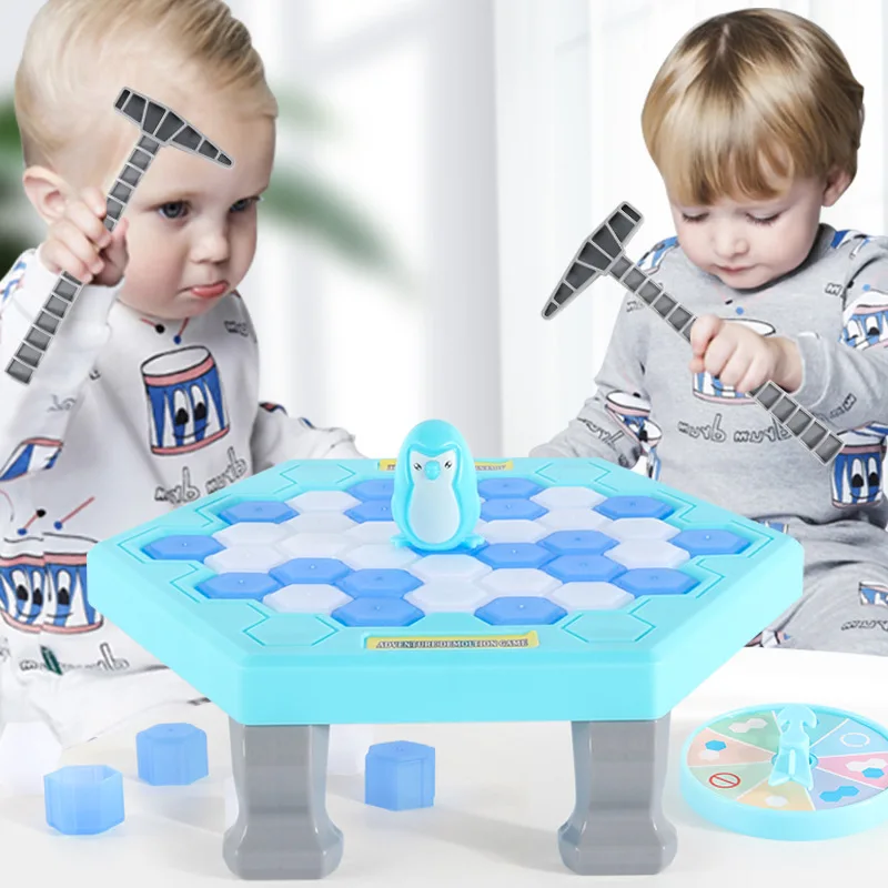 Save The Penguin-Juego de mesa divertido para niños, juguetes de regalo para niños que hacen que el pingüino se deje perder