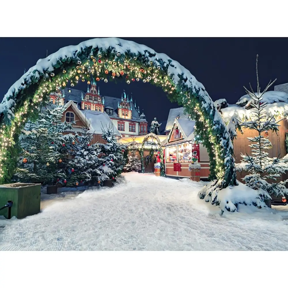 

Vinyl Custom Photography Backdrops Prop Christmas Theme Photography Background 200509L-02