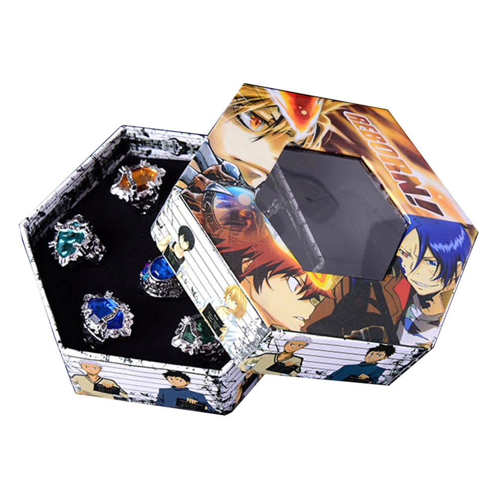 Модное Ювелирное кольцо, аксессуары для косплея, новое аниме Hitman Reborn, кольца для мужчин wo, мужчин, детей