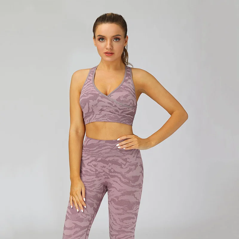 

Women Yoga Pants Push Up 2021 New Camouflage Yoga Leggings High Waist Fitness Running Sport Seamless Sports Pants Girls Leggins