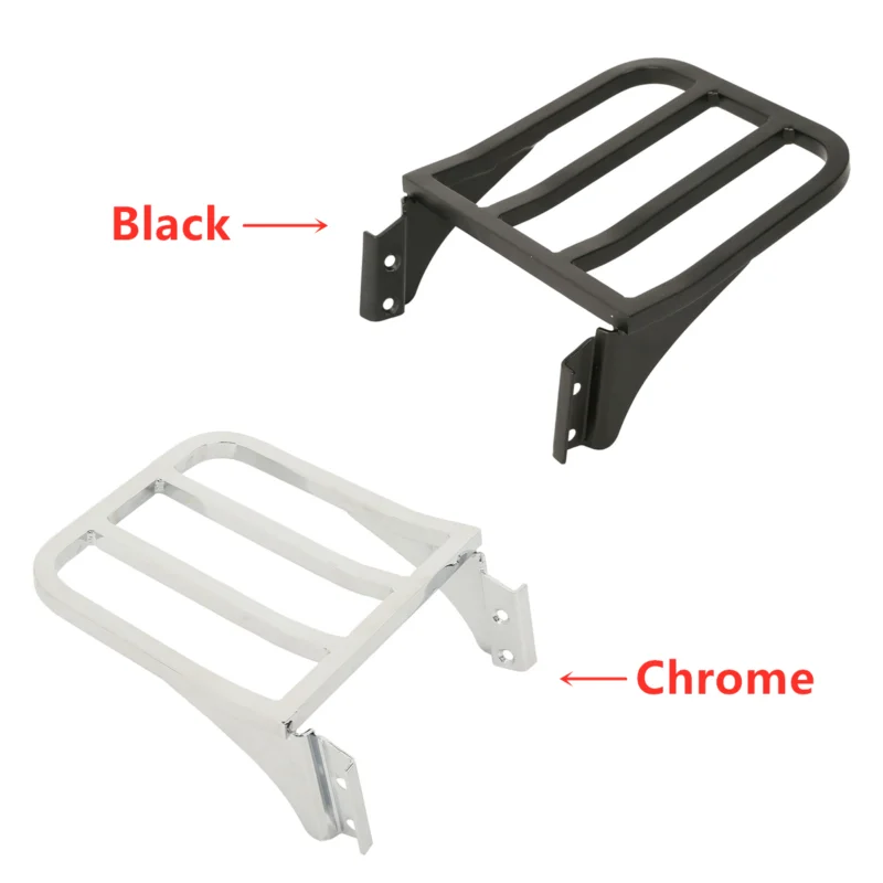 Motorcycle Sissy Bar Backrest Luggage Rack For Harley Softail Sportster Xl 883 1200 Dyna Fat Bob