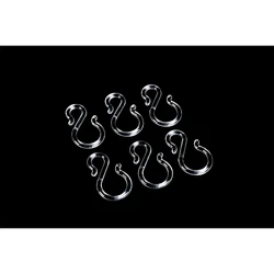 Multifunctional Plastic S-shaped Door Hook Kitchen Hooks Creative Bathroom Nail Hooks Wardrobe Clothes S Hooks