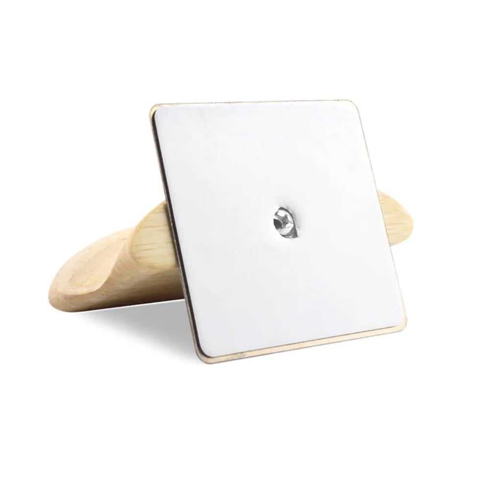 Stainless Steel and Solid Wooden Headphone Holder Headset Stand Metal Wall Mounted Earphone Hanger Storage Rack Display