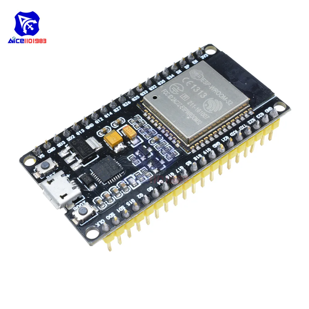 Детская плата ESP32 беспроводная двухъядерная антенна CP2102 с Wi-Fi и Bluetooth