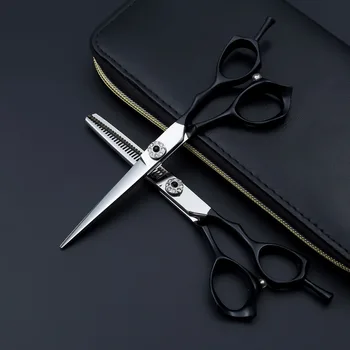 

6.0 inch Non-slip Scissors selling japan 440C scissors SHARP hairdressing scissors hairdresser thinning scissors hairdressing