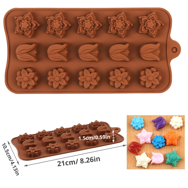 New Chocolate Molds Silicone Food Grade Non-stick Cake Baking Design Candy Mold SILICON 3D Mold Kitchen Gadget DIY Chocolate 23