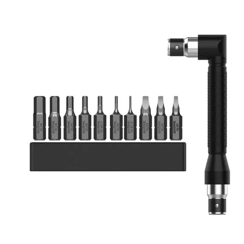 Один набор Т-образной рукоятки Torx шестигранный ключ отвертка бит 1/4 дюймов S2 Philip шлицевая насадка отвертка инструменты - Цвет: NO3