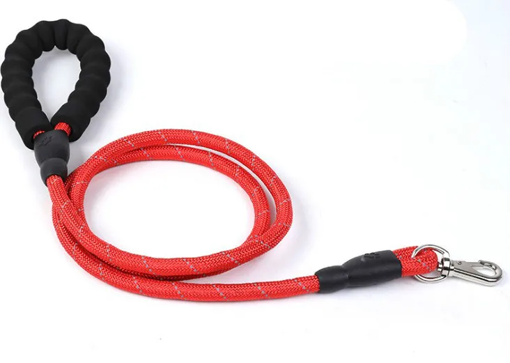 red leash nomal Собака поводки для собак Регулируемая безопасная Большой пес питомец, поводок для прогулок, Хаски был бульдог грудного вскармливания ремешком лидер размеры s-xl - Цвет: red leash nomal