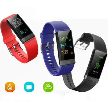 

V100 Color Screen Waterproof Smart Bracelet Secondary Development Heart Rate Monitoring Sports Bracelet