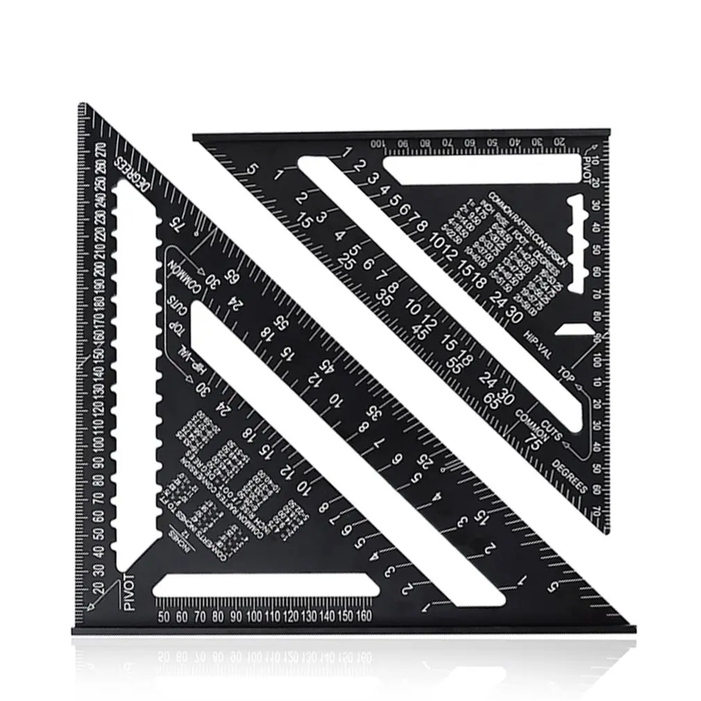 Règle D'angle Instrument De Mesure Règle Pliable En Alliage D'aluminium Mesure D'inclinomètre