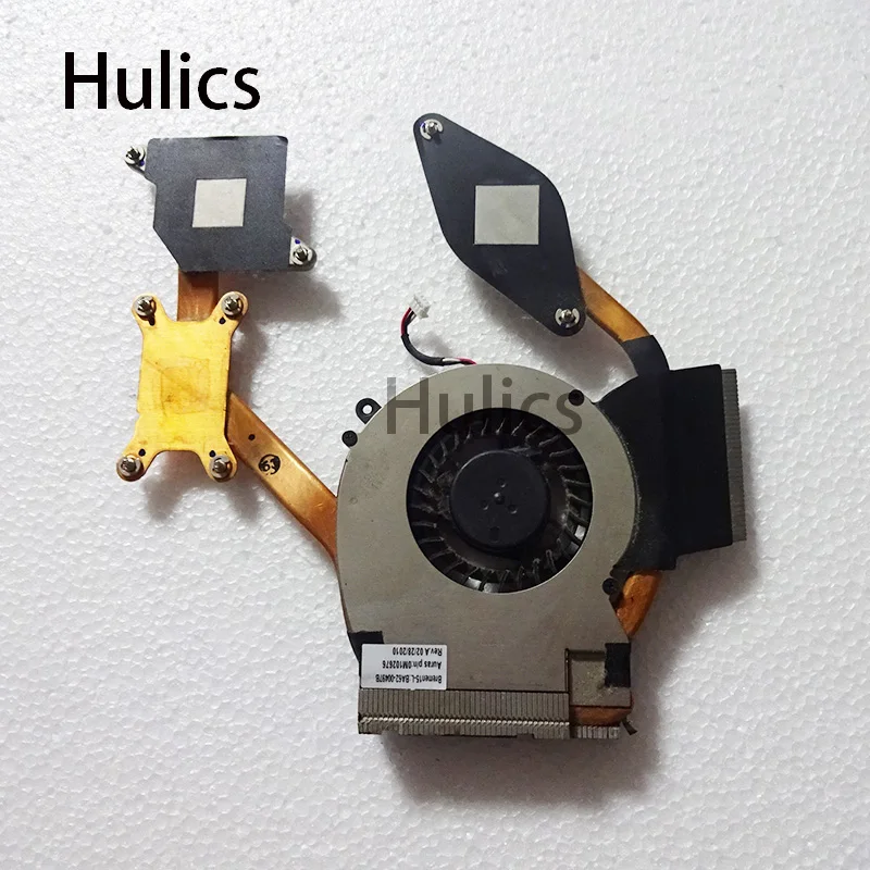 Hulics вентилятор охлаждения радиатора ноутбука кулер процессора для SAMSUNG R530 RV510 вентилятор теплоотвода ЦП BA62-00497A
