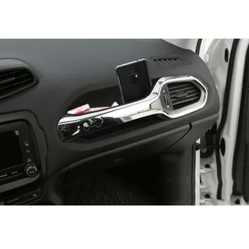 

5D Scanning Technology Co-pilot Grab Bar Storage Tray Organizer Box For Jeep Renegade 2015-2019 2020 Light Weight Non-toxic