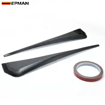 

EPMAN Side Vent Air Flow Fender Outlet Cover Trim Wing Side Fender Glossy Wing Cover Air Outlet For Honda Civic 16-18 EPCY421HD