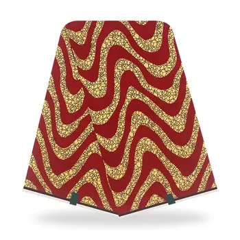 

2020 Royal Wax Batik Prints Africa Fabric 100% Cotton Ankara Kente Real Nigeria Wax Fabric Best Quality for Party Dress 6yards