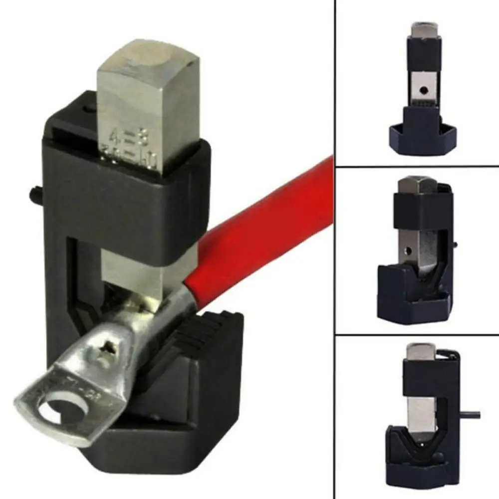 New Electrician Wire Terminal Battery Crimping Plier DIY Connect Spring Loaded Welding Lug Tool Auto Home Durable Cable Hammer afbeelding