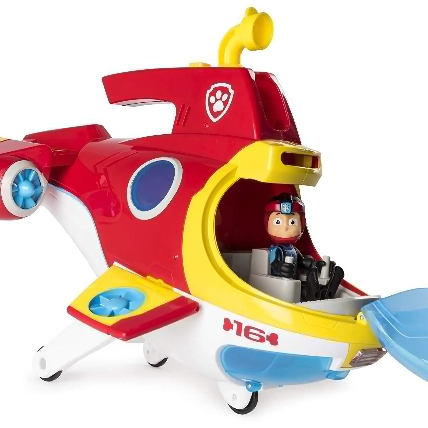 PAW Patrol Sub Patroller трансформирующий свет транспортного средства звуковые пусковая подводная лодка