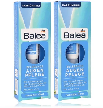 

2pcs Germany Balea Revitalizing Eye Cream Invigorating refreshing Eye cream Gel caffeine & vitaminC Fight swelling dark circles