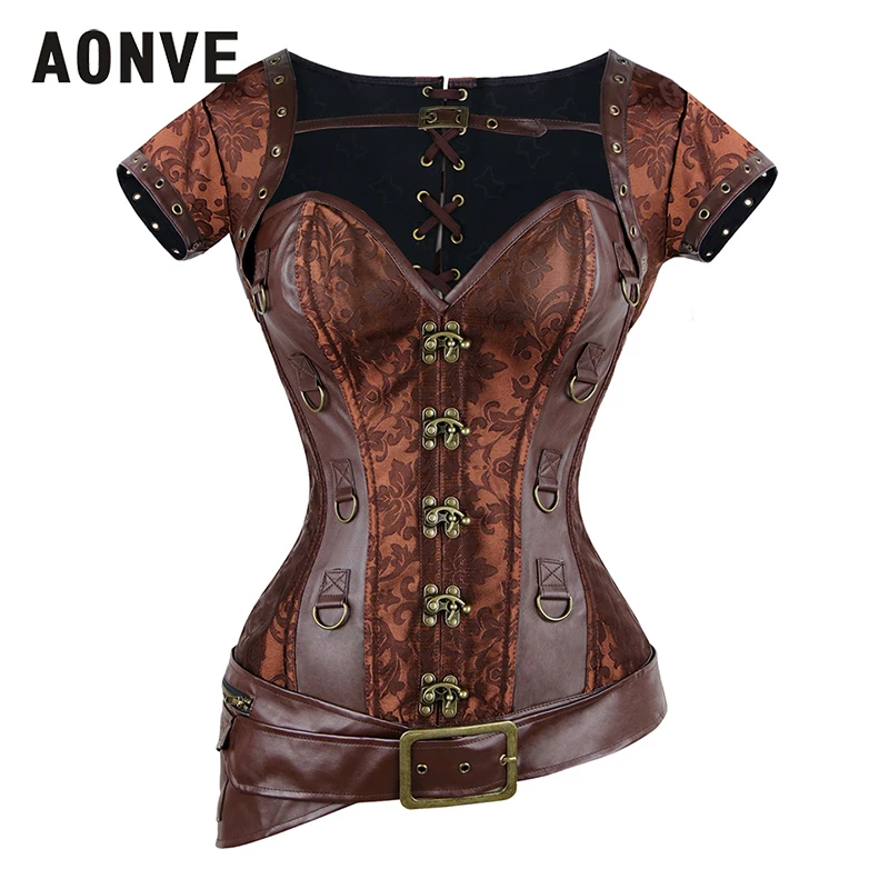 vintage brown corset (10)