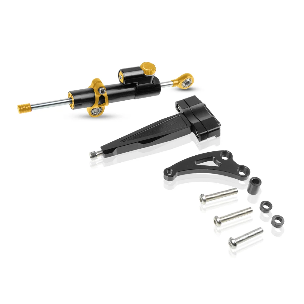 

CNC Aluminum Adjustable Motorcycles Steering Stabilize Damper Bracket Mount Kit For Honda cb650f 2014-2018 CB650F 2014-2018