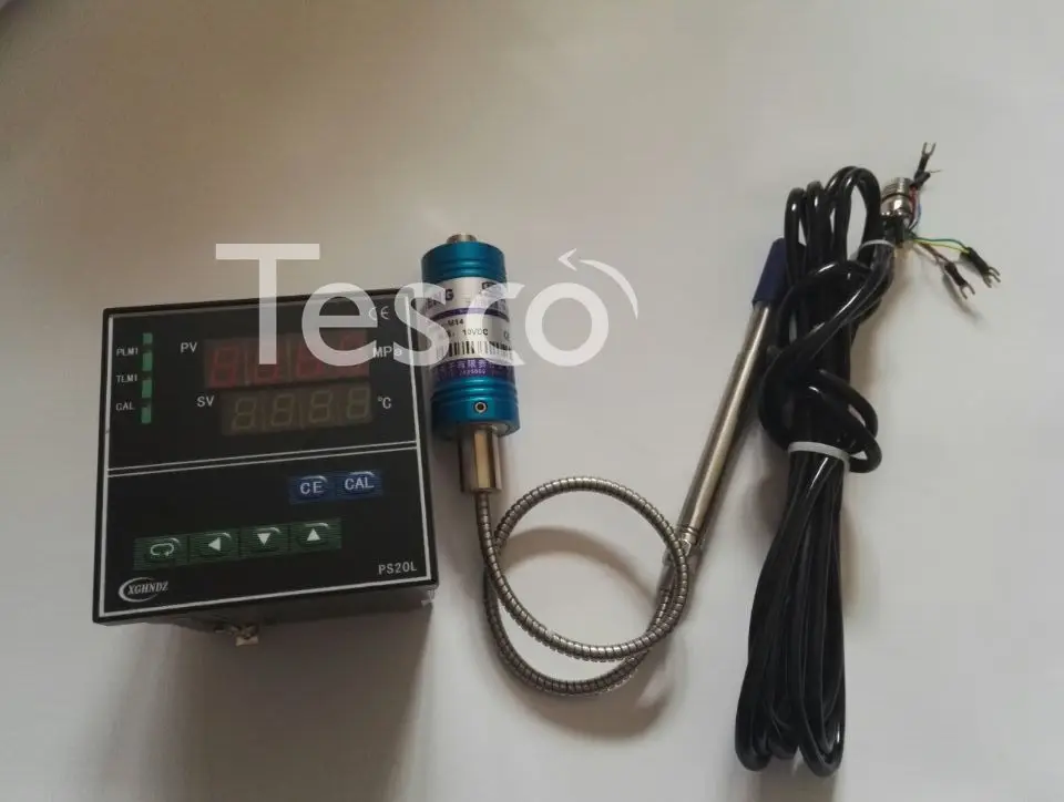 

PT131-50MPa-M14x1.5 + PS20L high temperature melt pressure temperature sensor + instrument