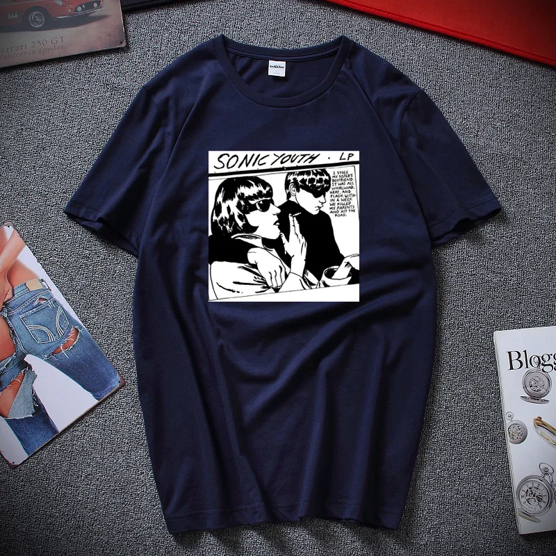 Летняя футболка в стиле Харадзюку с классным звуком, Молодежная футболка унисекс с героями мультфильмов, футболка с короткими рукавами из хлопка премиум-класса, топ Camiseta masculina