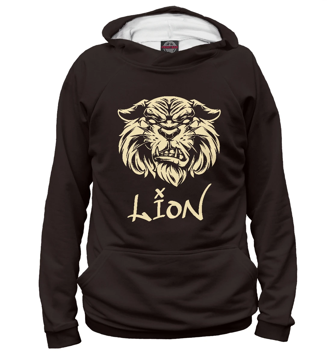 Худи толстовка Lion#8 (Знак зодиака) | Мужская одежда