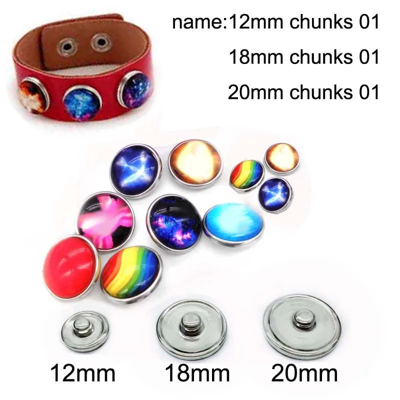 10mm 12mm 14mm 16mm 20mm 25mm 464 10pcs/lot Mermaid Mix Round Glass Cabochon Jewelry Finding 18mm Snap Button Charm Bracelet