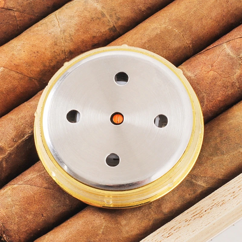 Mini Household Guitar Case Cigar Hygrometer High Precision Moisture Meter Tobacco Humidor Portable 50mm cigar humidor cigar tools