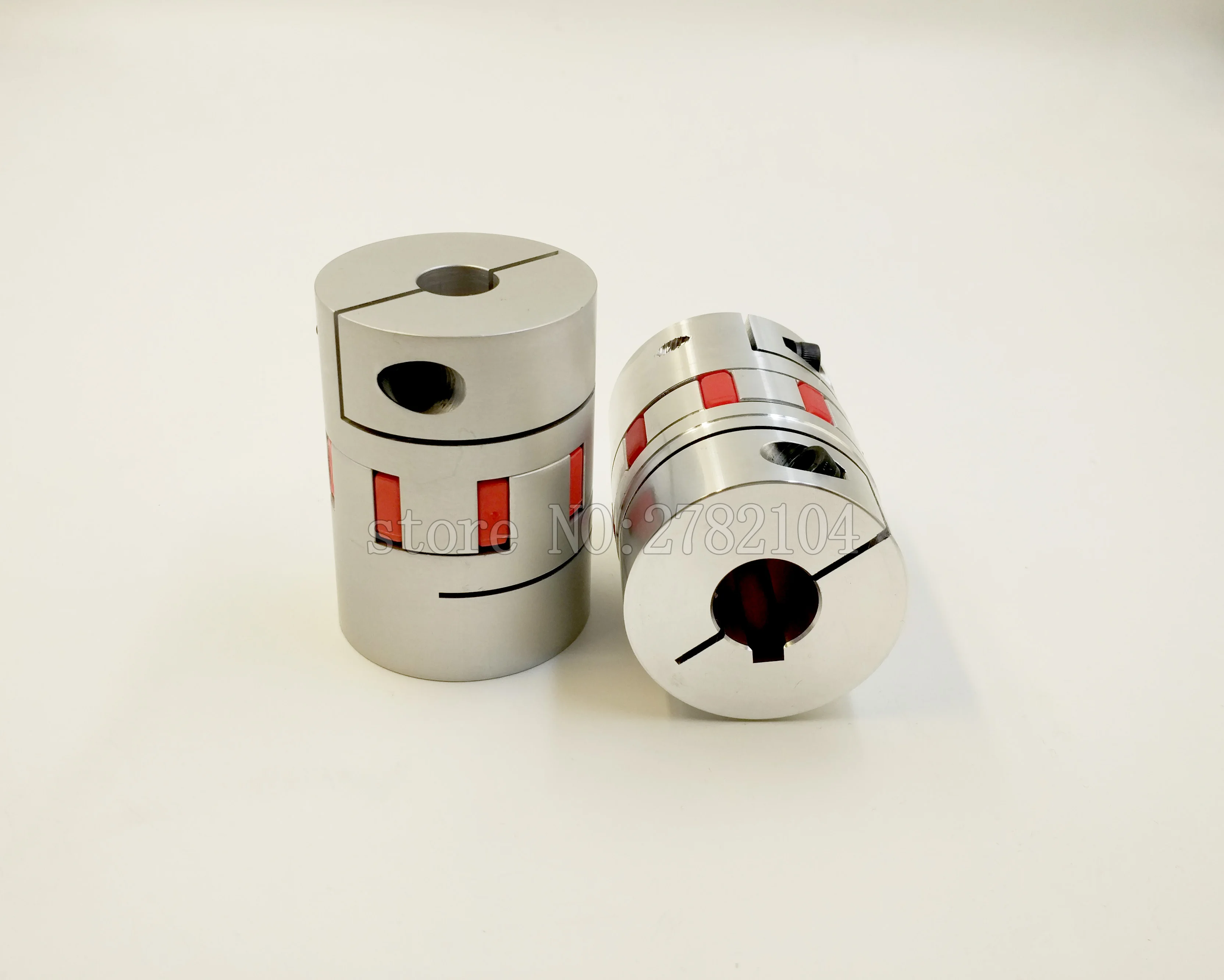 CF-03/BW series 1PCS Flexible plum clamp coupler D25 L30 shaft size CNC Jaw shaft coupling 5/6/6.35/7/8/9/10/11/12mm D25L30 shaft coupler flexible coupling shaft connector