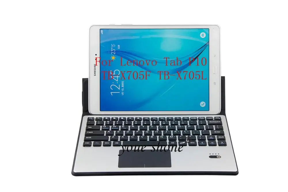 

Case For Lenovo Tab P10 TB-X705F TB-X705L 2019 With Bluetooth Keyboard Shell For Lenovo Tab P10 TB X705F X705L+Gift.