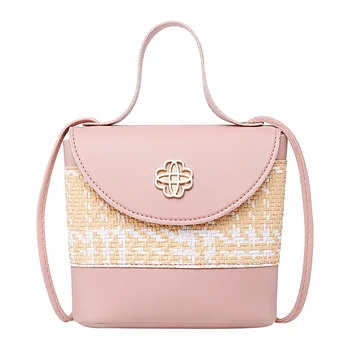 

Woven Contrasting Color Small PU bag New Cover Flower Crossbody/Shoulder Bag Small Bag purses and handbags shoulder bag