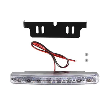 

New Hot 1PC DC 12V Car Led Daytime Driving Running Light 8LED DRL 6000K Car Fog Lamp Waterproof White Light