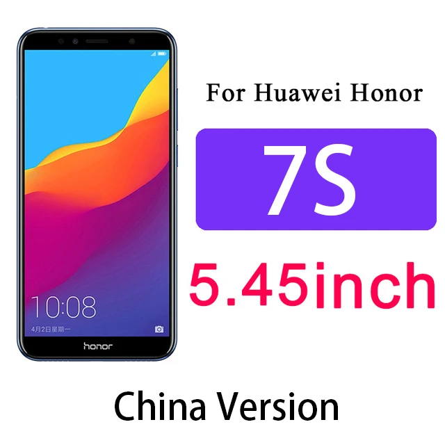 For Honor 7S Защитное стекло для huawei Honor 7c Pro 7a 7x закаленное стекло на Honer 7 S 7 X A C S X7 S7 A7 C7 7apro 7cpro защита экрана - Цвет: For Honor 7S