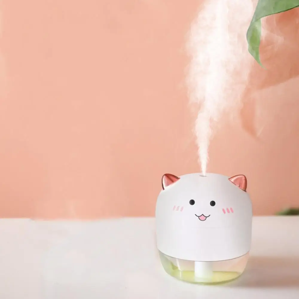 Bz1626 Cute Simple And Elegant Lighted Usb Little Angel Humidifier Mini Portable Small Purifier White