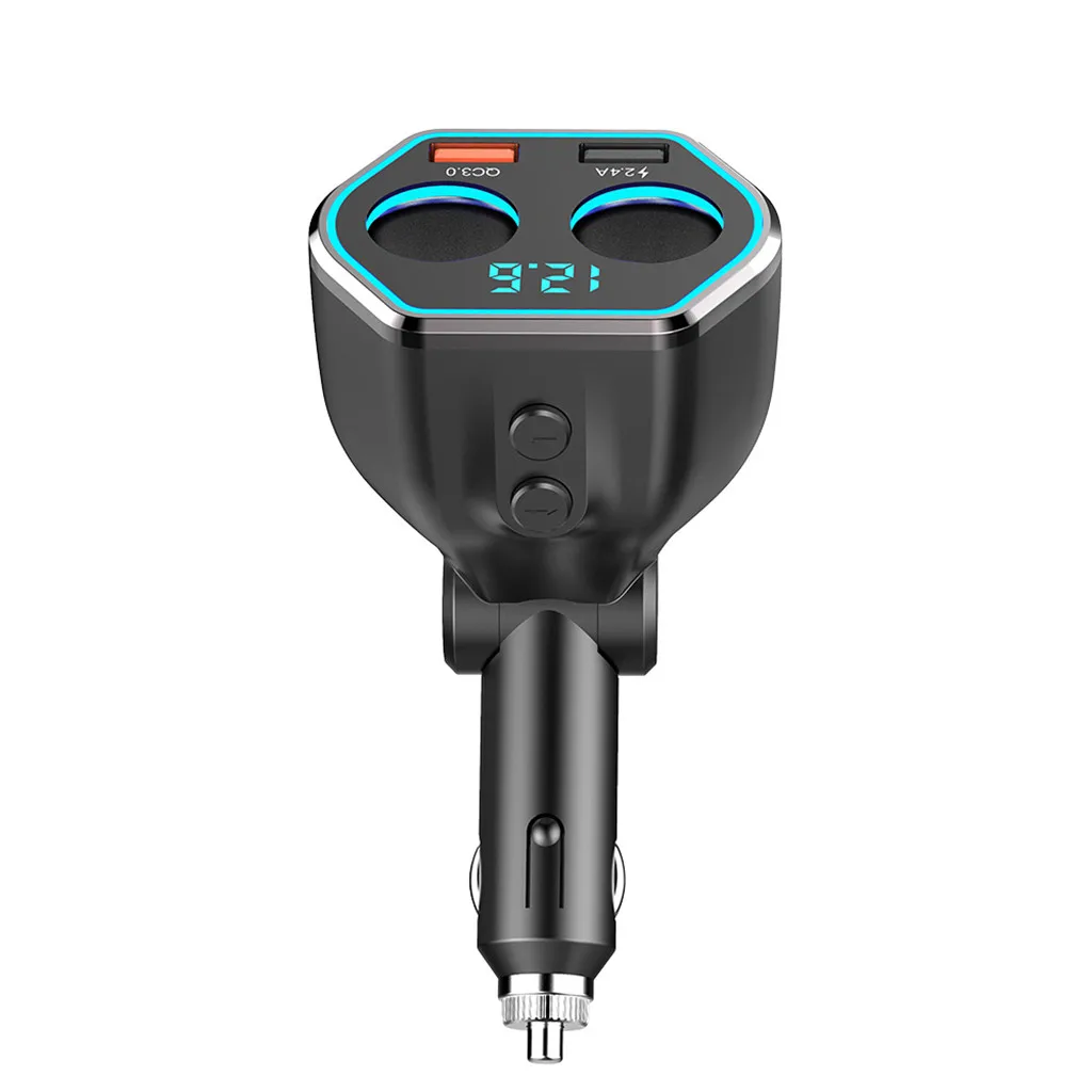 Dual USB Car Charger Digital Display Cigarette Lighter 5.4A Tablet Charger For Smart phones Tablet