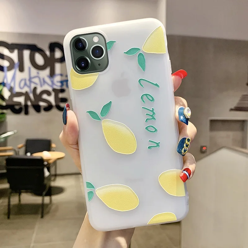 SK202-B37LemonPT SoCouple мягкий TPU чехол для samsung Galaxy a70 a50 a10 a20 a30 a40 a60 S8 S9 S10 плюс S10e Note 8, 9, 10, рельеф цветок чехол для телефона - Цвет: SK202-B37LemonPT