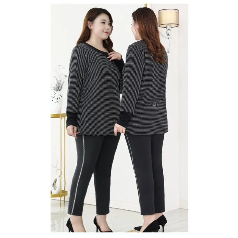 Plus Size 10XL 8XL 6XL Women Spring Autumn Long