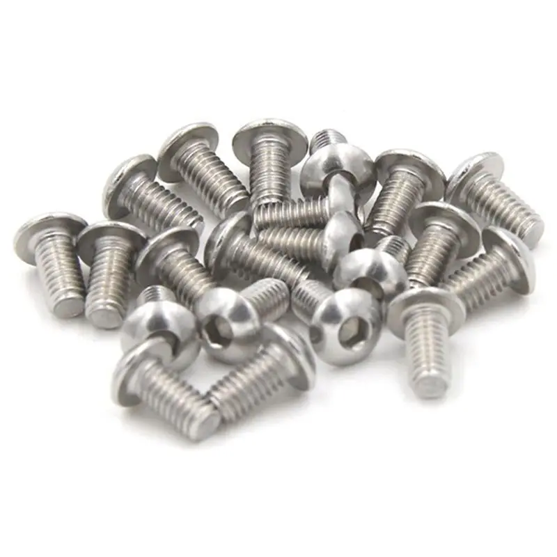 M5x8mm 304 из нержавеющей стали с шестигранной головкой винты болты 80 шт