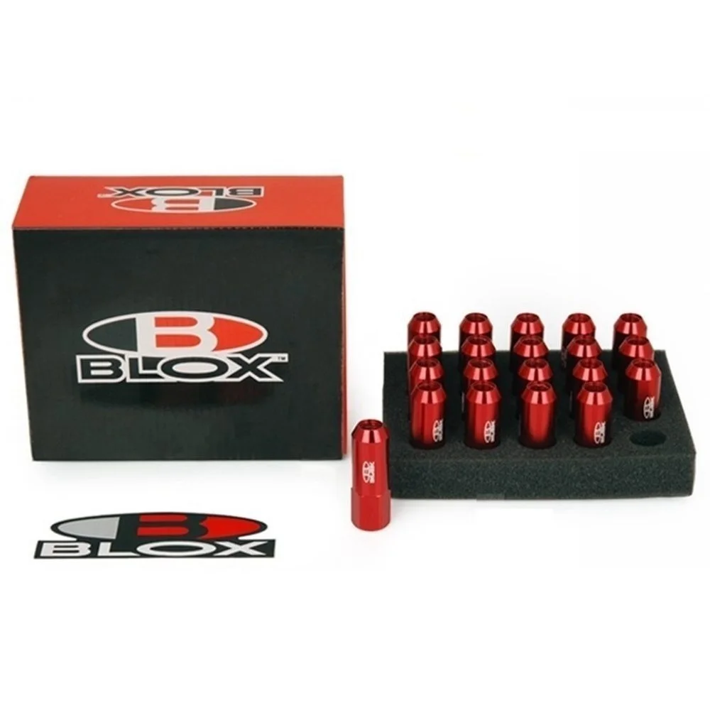 Кованые алюминиевые гоночные гайки Blox 7075 P 1 25 L: 60 мм 20 шт./компл.|racing nuts|blox nutsaluminium nut