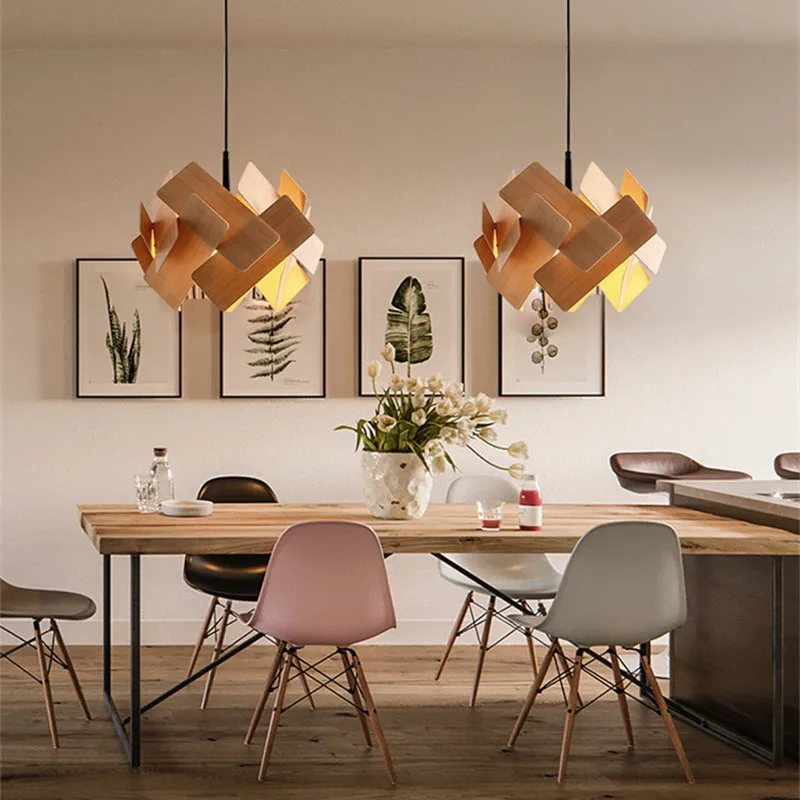Скандинавский чердак многоцветный художественный стек дизайн подвесной светильник креативный DIY акриловый студийный подвесной