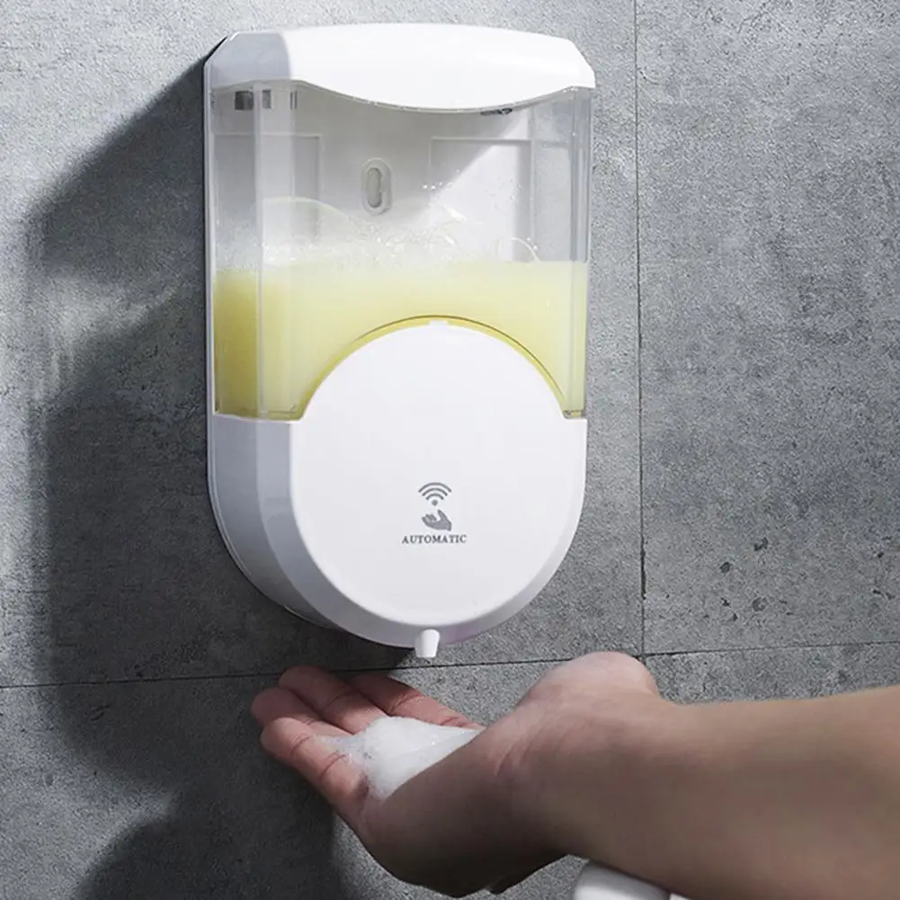 

600ml Automatic Liquid Soap Dispensers Intelligent Auto Induction Hand Washing Machine Smart Shower Shampoo Bottle For Kitchen